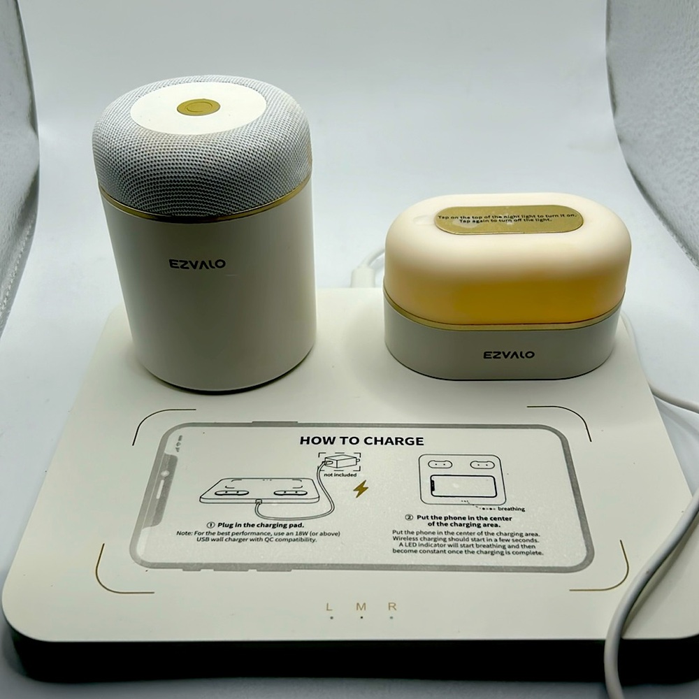 EZVALO Birthday Gifts for Women, 3 in 1 Charger Station with Wireless Phone Char